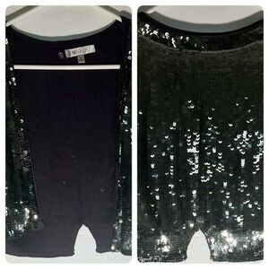 JENNIFER LOPEZ SEQUIN VEST SIZE MEDIUM